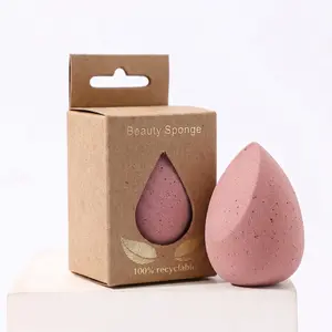 Hush Beauty 100% Biodegradable Beauty Blender Sponge Makeup Blending Sponges For Liquid & Cream Foundation & Skin Tints, Buildable Coverage, Natural, Dewy Base, Cruelty- Free, Latex-Free Foam
