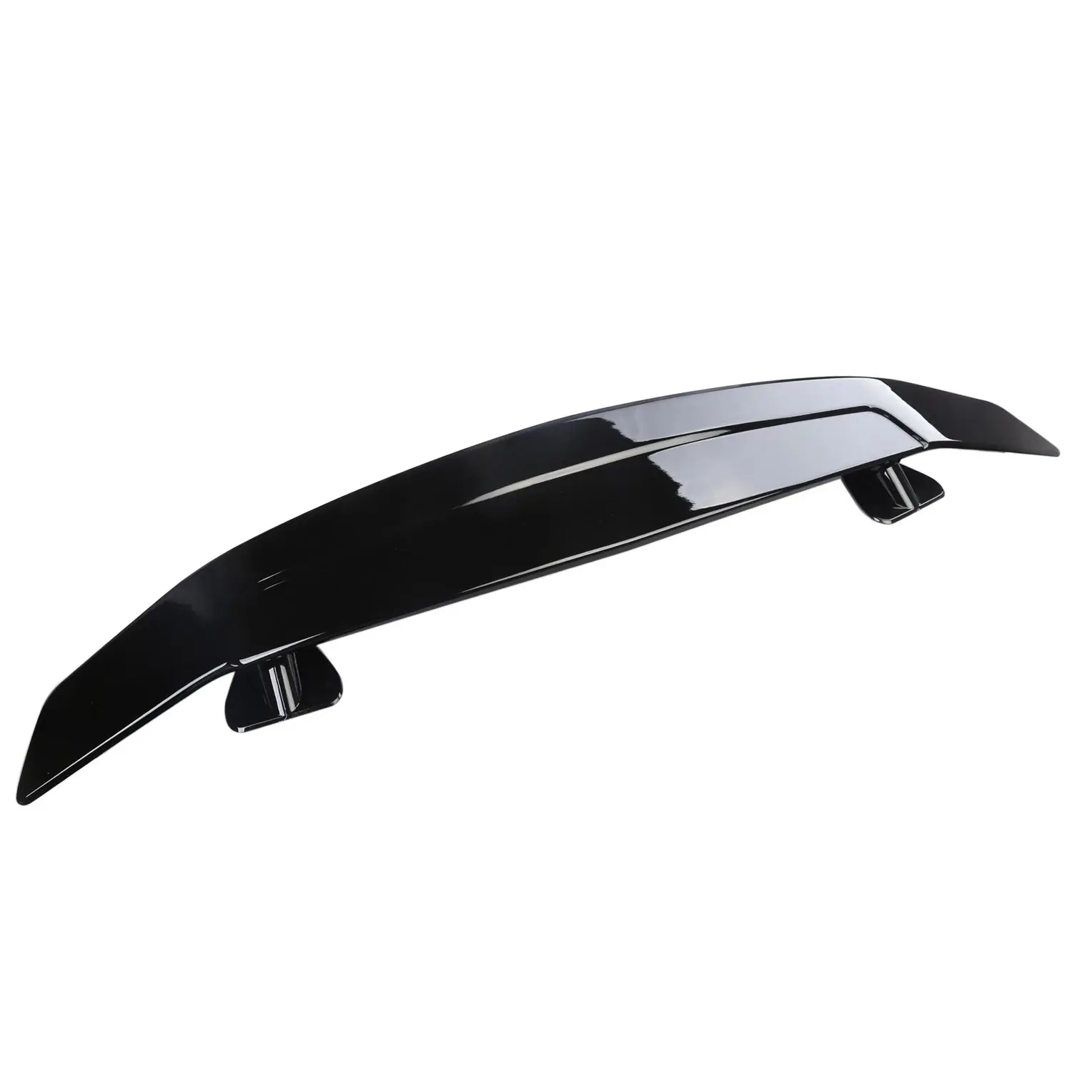 Universal ABS 47" Automotive Aerodynamic Rear Spoiler - Rear Mount Trunk Wing Lip, Sport Look Car Exterior Decoration Accessory, Gloss Black/Matt Black/Carbon Fiber Options