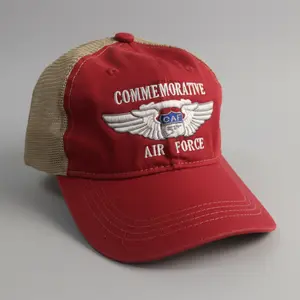 CAF Cap - Mesh Back in red, blue, or grey