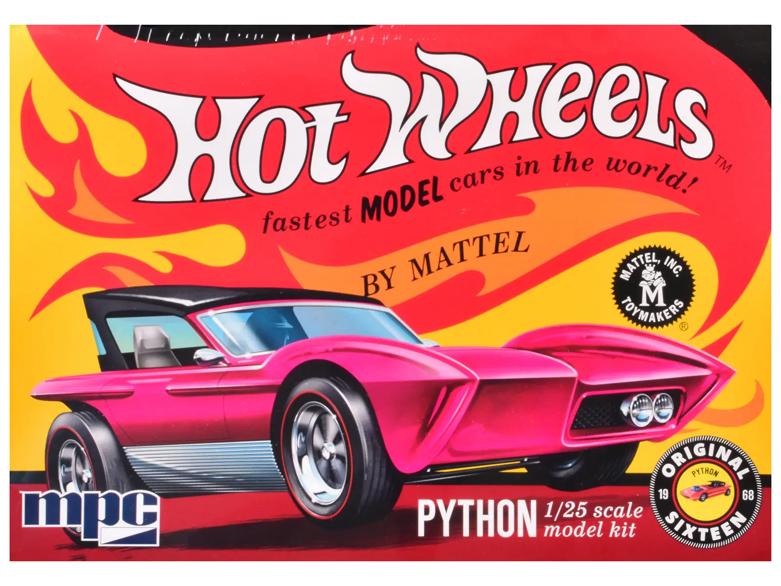 Skill 2 Model Kit Python Car "Hot Wheels" 1/25 Plastic Model by MPC
