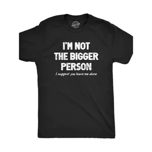 Men's 100% Cotton T-Shirt, Sarcastic Tees with Funny Sayings and Cool Designs Casual Crewneck Menswear Tshirt