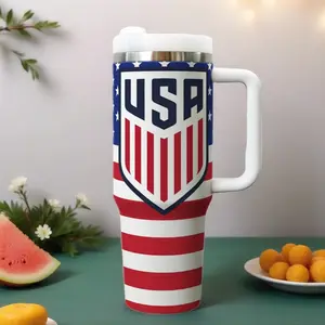 New 40oz Large Capacity World Cup Giant Ice Cup Double-Layer Vacuum Car Cup