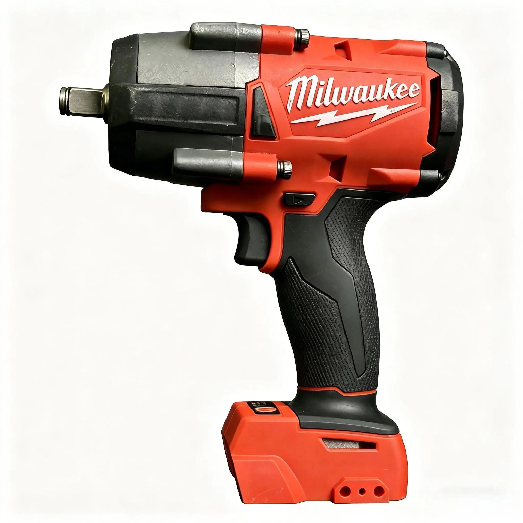 Milwaukee M18 Cordless Power Impact Wrench Tool Set - 1/2-in Drive, 1000Nm High Torque, Strong Clamping Force, Battery-Powered, Enhanced Mobility, Batteries Included, for Construction Laborers’ Heavy-Duty Bolt Work, Heavy Truck Maintenance, 1/2-Inch Drive