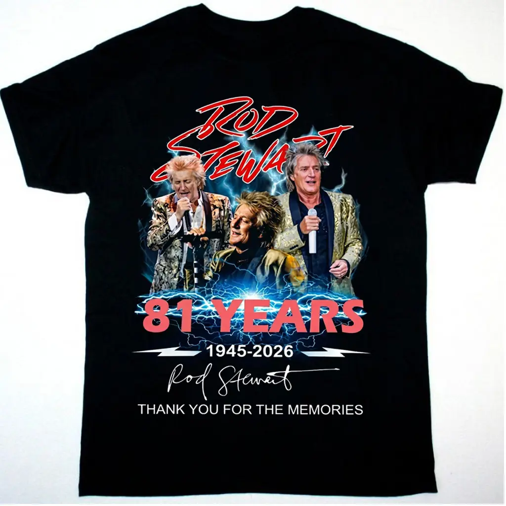 Rod Stewart Forever Young Soft Rock Icon Unisex T Shirt HY4788
