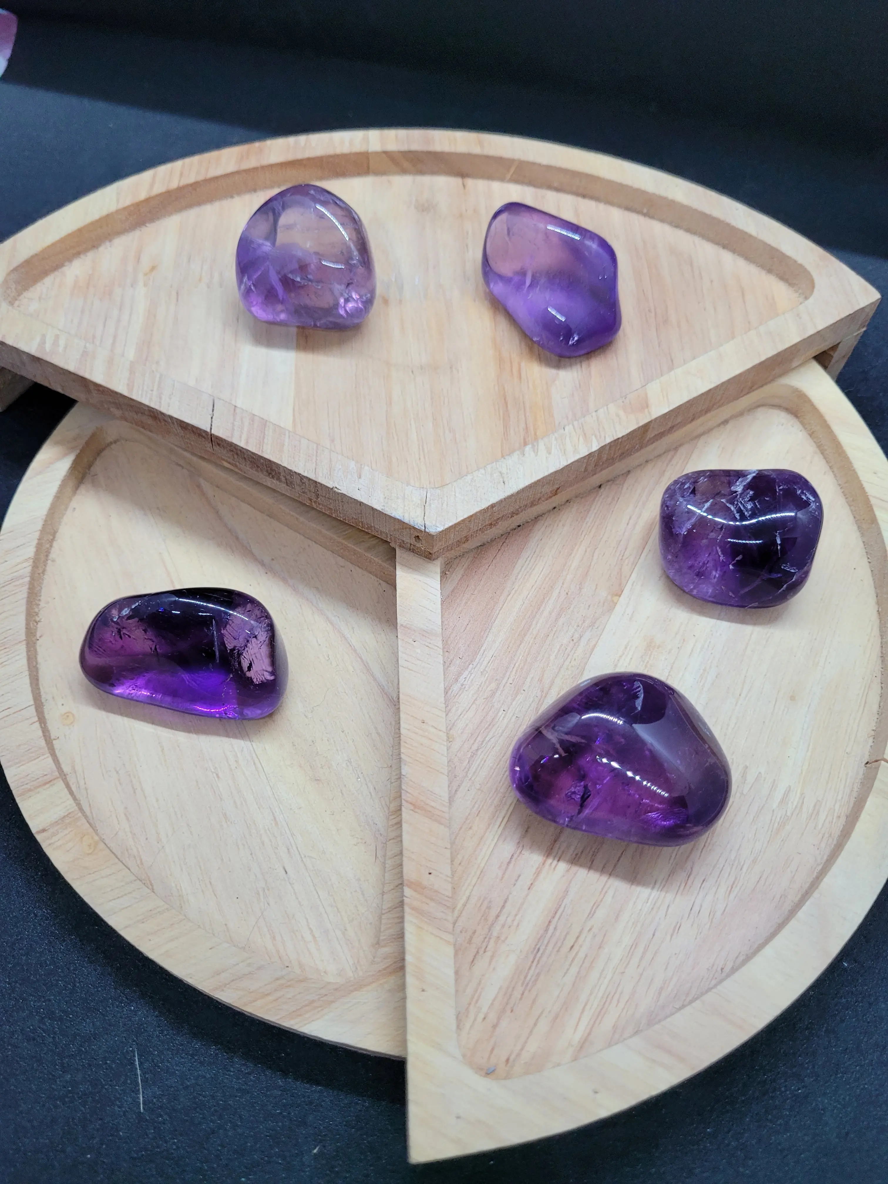 Brazilian Amethyst Tumbles - Large/XL - Natural Stones