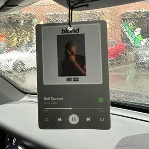 Frank Ovean "Blond" Car Freshener - Self-Control Car Freshener with Music Player Display