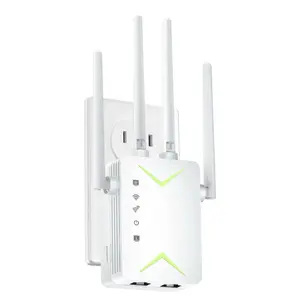 Techtex Powerful WiFi Extender Signal Booster for Whole Home Coverage Up to 12,000 Sq Ft Internet Connectivity with Enhanced Range and Performance