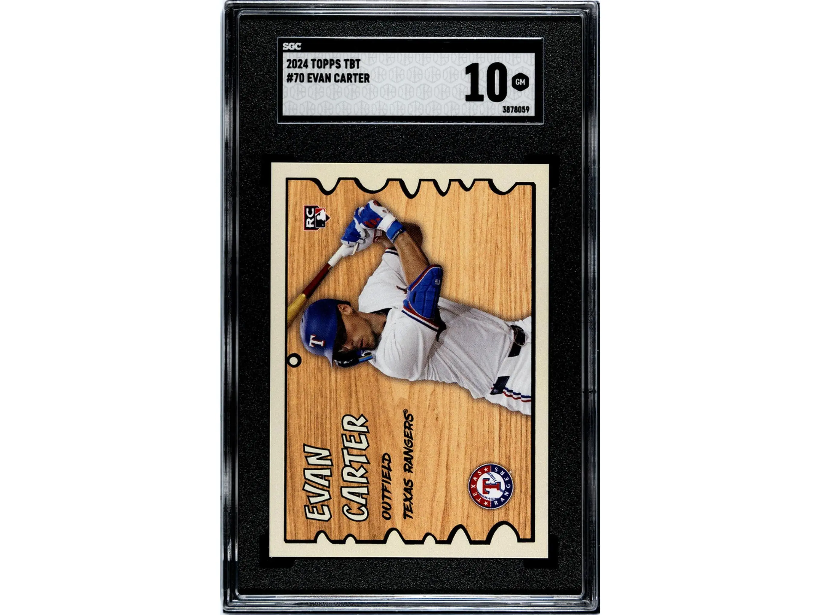 2024 Topps TBT Evan Carter #70 RC SGC 10