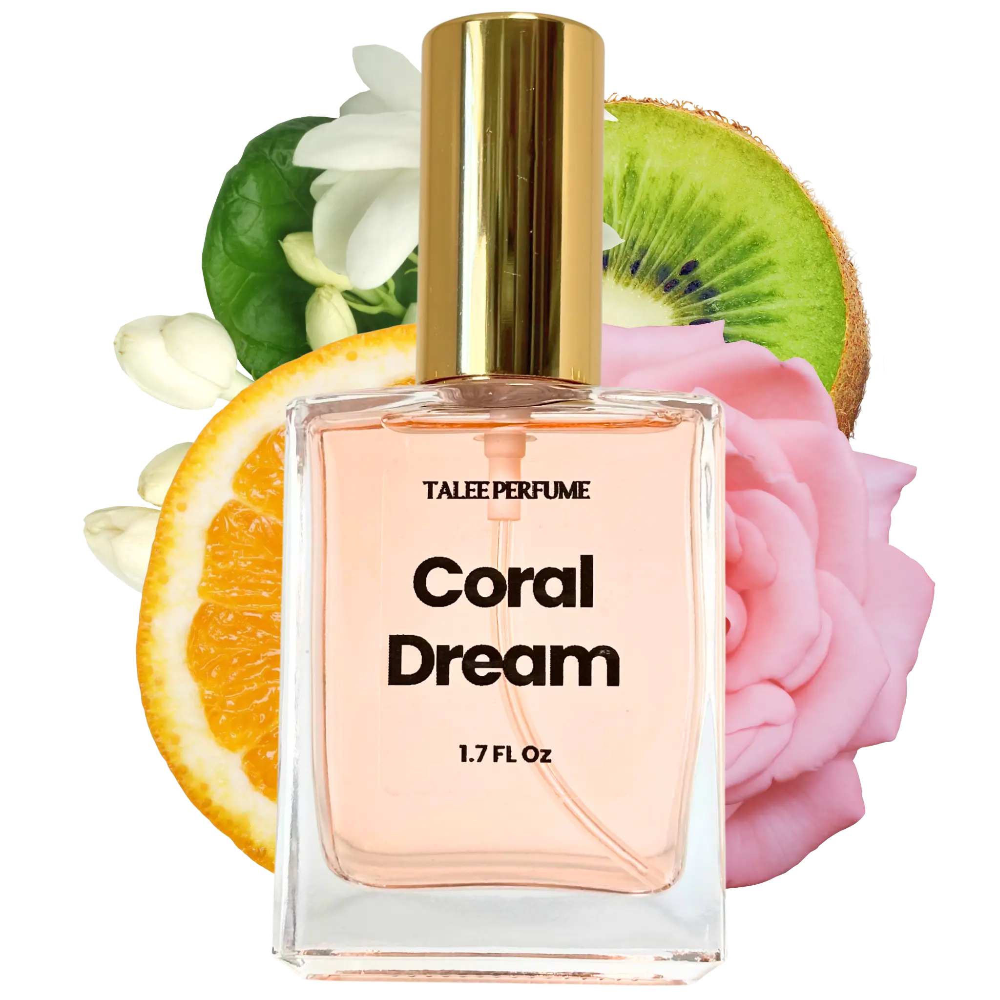 Profile Women's Luxurious Alcohol-Based Scented Perfume Spray - 1.7 fl oz Paraben-Free, Aromatic Sweet Fruity, Fruity, Citrus, Coral Dream Floral Scents, 15ml Travel Size, Long-Lasting Beauty Product
