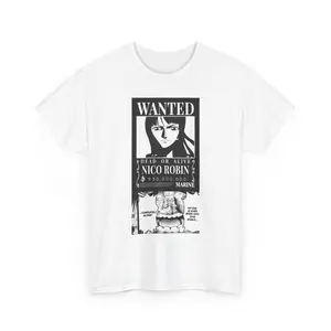 Nico R0bin Wanted Poster Tee | 0ne P1ece | Anime Manga Shirt