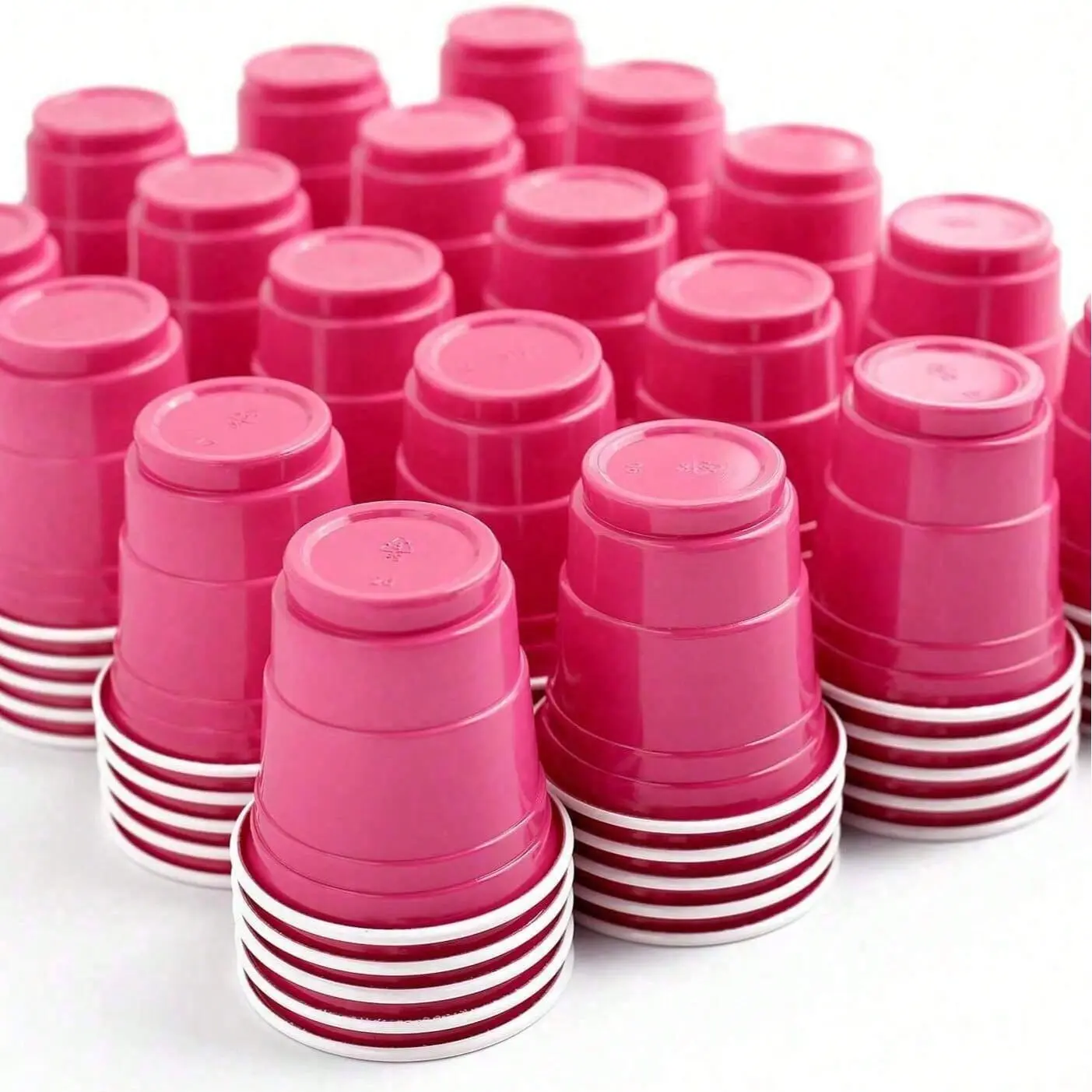 2 Ounce Disposable Party Cups Set of 10/20/50/100, Perfect for Bachelorette Birthdays, Jelly Shots, Baby Showers and Graduation Celebrations, Disposable Tableware