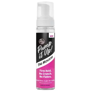 BB Pump it Up! The Mousse 8.5oz - Firm Hold No Crunch No Flakes Lightweight Foam Formula with Olive Oil for Volume Curls