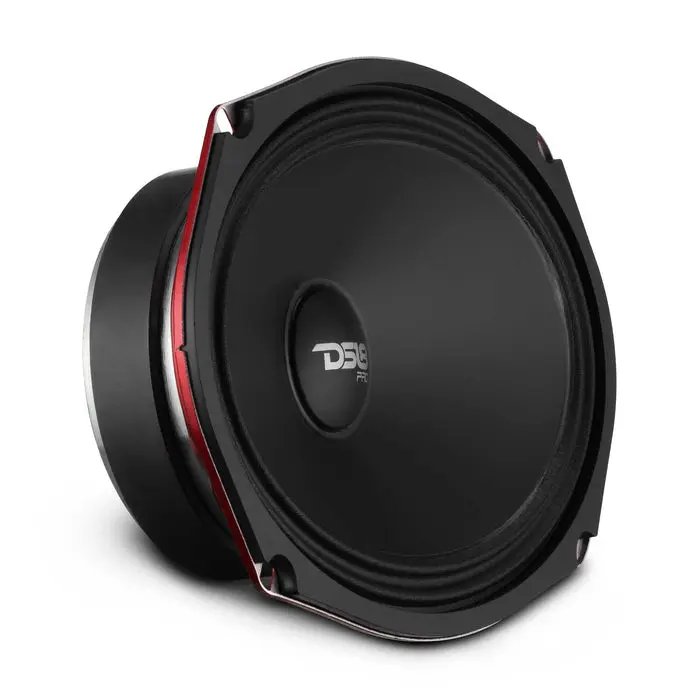 DS18 PRO-SM69.4 6x9" Shallow Water-Resistant Midrange Car Speaker, 250W RMS 4-Ohm Car Audio System Accessory, Car Accessories