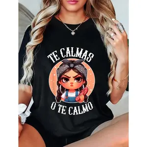 🎉 100% Cotton Unisex Te Calmas o te Calmo- Spanish Chancla- Sarcastic spanish Mom T-Shirt