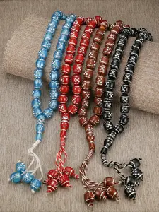 1 Simple Style Worship Decoration 33 Bead Bracelet, Hand Woven Men's Personalized Jewelry