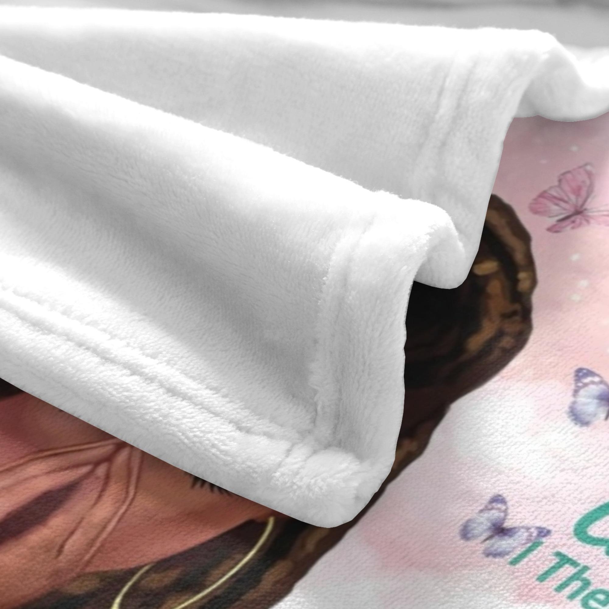 Christian Affirmation Blanket for Women, “You Are” Inspirational Bible Verse Throw, Faith-Based Gift, Religious Encouragement Blanket with Butterfly & Floral Design, Birthday Christmas Gift for Her