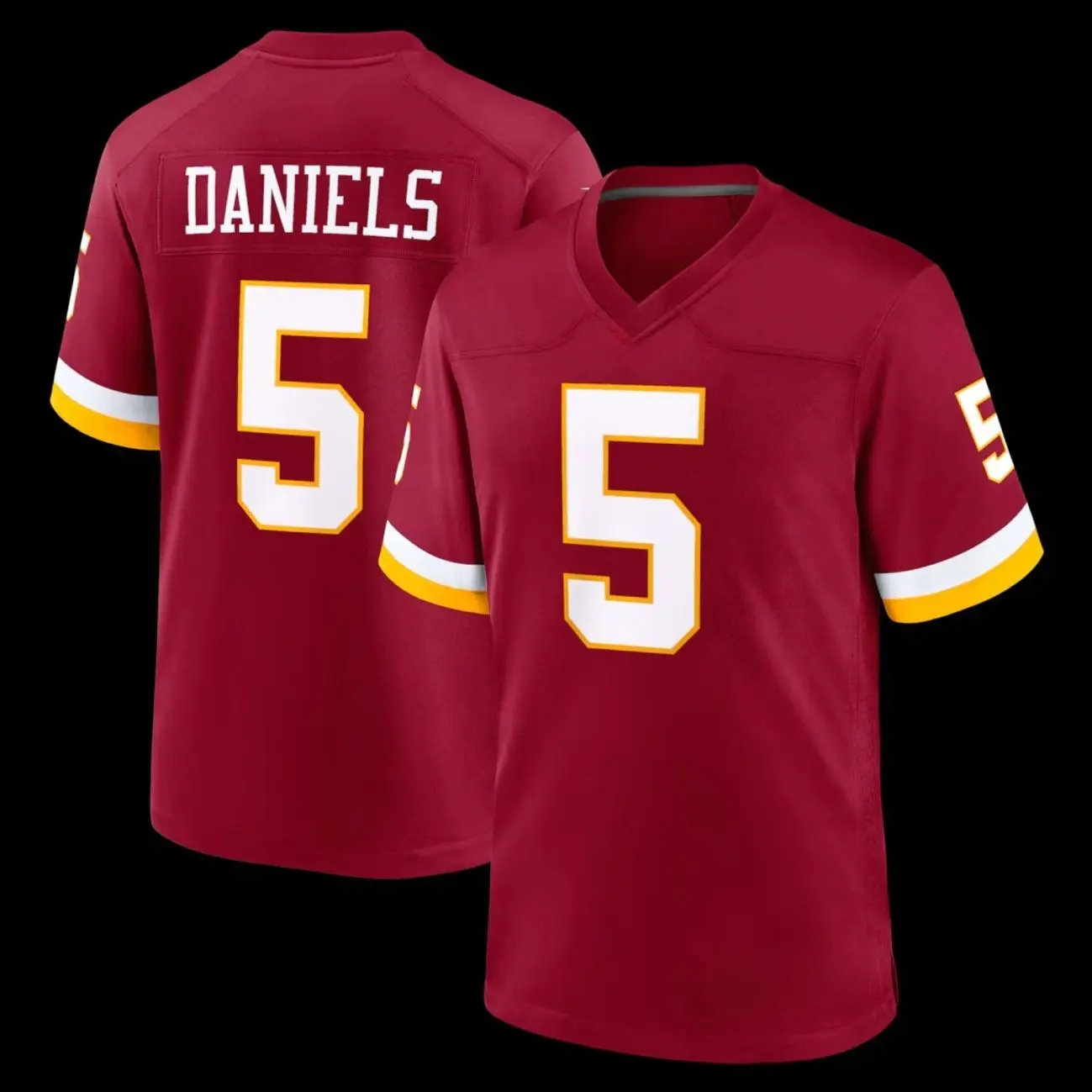 Unisex Football inspired by Daniels 15 Washington Home Team Game Player Jersey - Burgundy