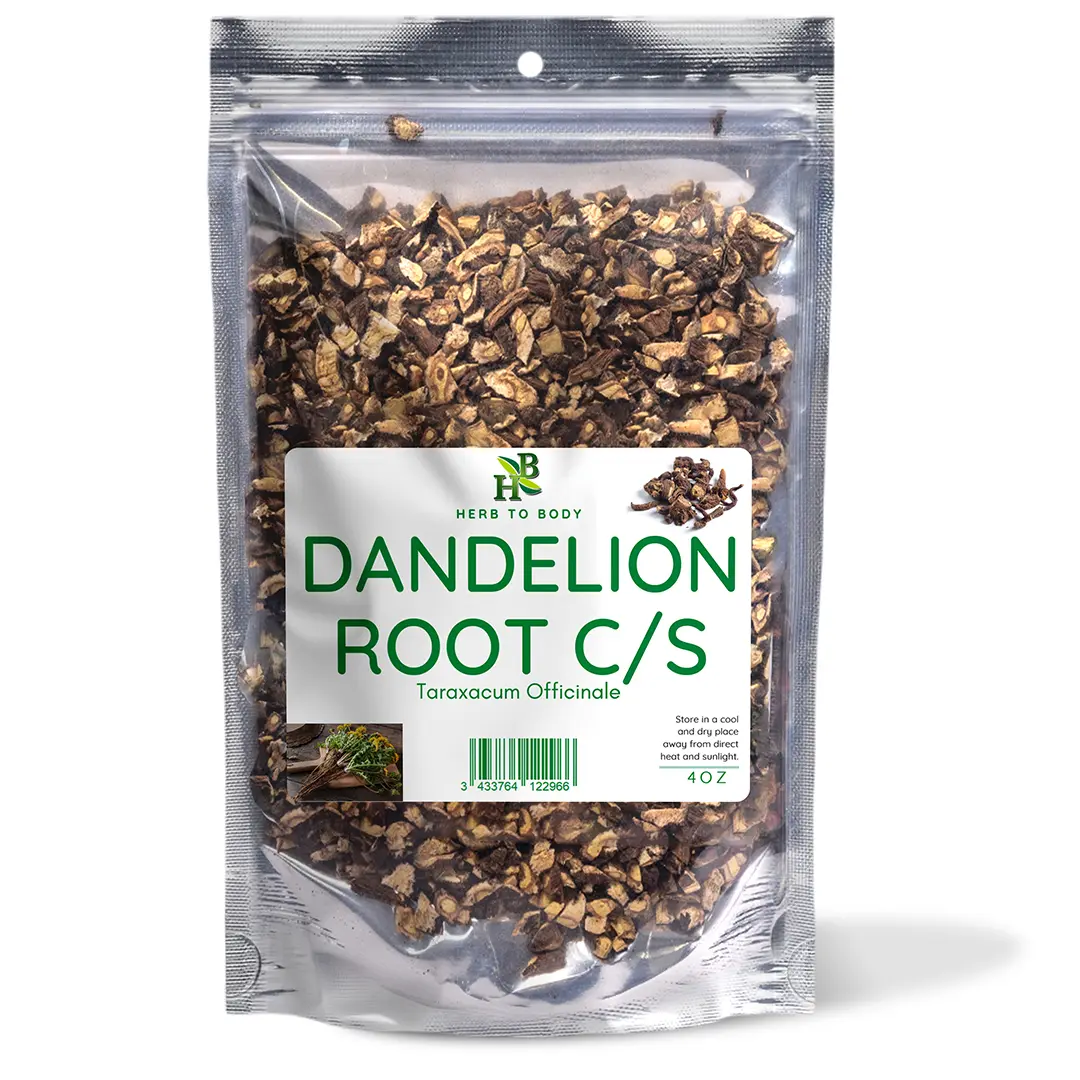 Dandelion Root C/S - 4 oz | Pure Loose Herb for Tea & Brewing | Herb to Body