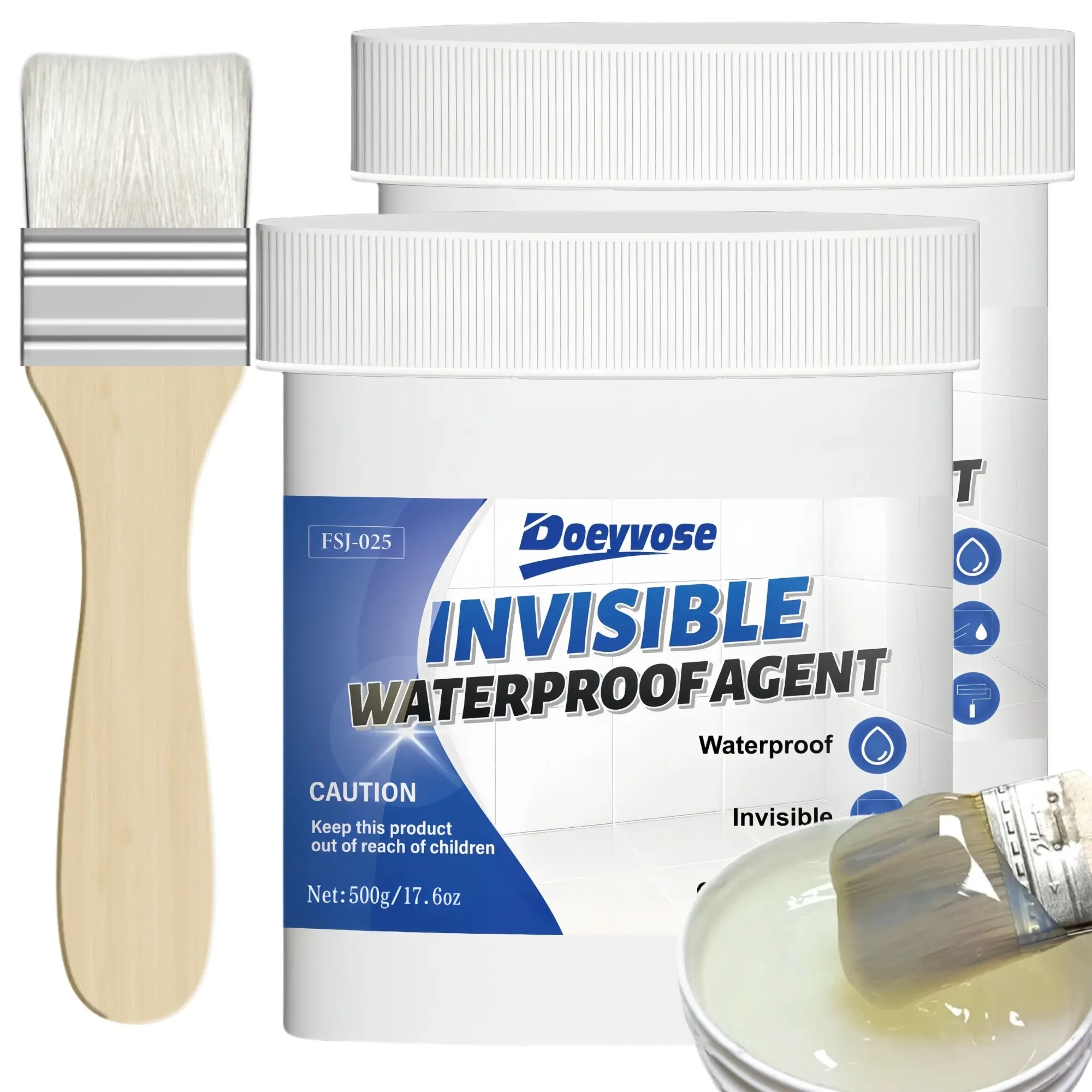 Transparent Waterproof Sealing Adhesive for RV Roof & Home, Quick-Dry Multi-Purpose Clear Sealant for Leak Repair, Strong Moisture Barrier, Invisible Adhesive, Super Strong Adhesion