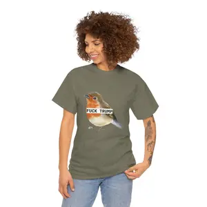Anti Trump Shirt, Liberal Political Tee, Cute Bird Protest Shirt, Progressive Graphic T-Shirt, Resist Activist Gift