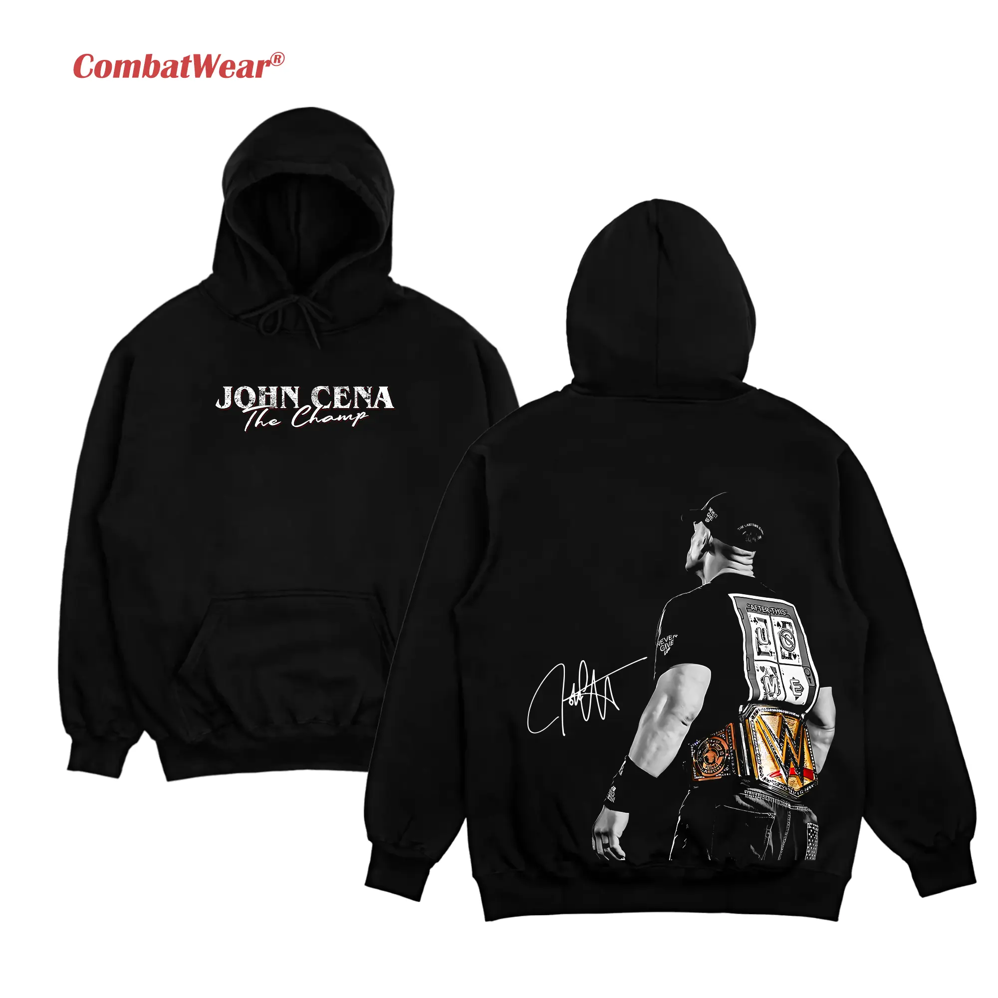 JOHN CENA THE CHAMP HOODIE, WWE Fans Hoodie, John Cena WWE Hoodie, Unisex Graphic For WWE Fans Clothing, WWE Hoodie, Menswear Cotton CLothes