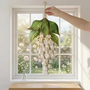 Acrylic Lily of the Valley Suncatcher, Lily of the Valley Suncatcher, May Birth Flower Window Hanging, Birthday Gift