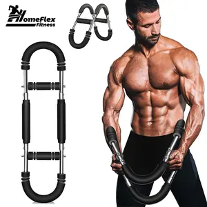 AAA-60-120 lbs Adjustable Spring Resistance Training Arm Strengthener, Portable Home Gym Equipment for Chest and Arm Exercises, Removable Stainless Steel Fitness Tools for Beginners and Enthusiasts, Black, Strength Training Accessory,Grip Strengthener.