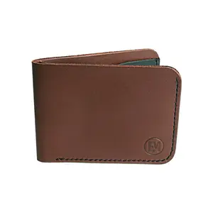 Bifold Leather Wallet – Full-Grain Leather Material, Handmade Design, Classic Slim Style