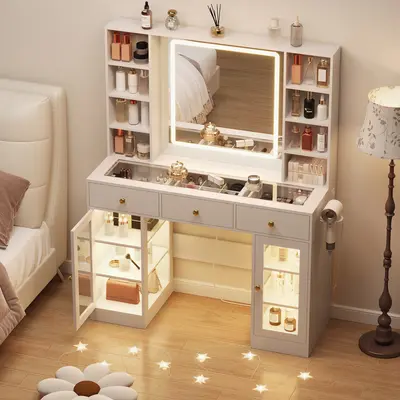 beach dressing table Coastal White Beach Table