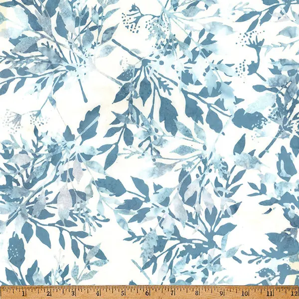 Fabric Hoffman Breakers Leafy Clear Skies Bali Batiks by the Quarter Yard X2646-508