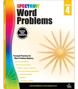 Word Problems, Grade 4: Volume 77 -- Spectrum - Paperback