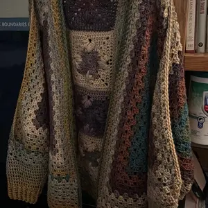 Crochet Cardigan - Size XL-XXL