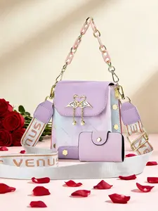 Women's Crossbody Shoulder Bag, Crossbody Bag Set, Simple Casual Design for All Seasons, Perfect Gift for Birthdays and Valentine's Day