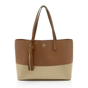 Pre-owned Tory Burch Leather Tote Bags Colorblock Perry Tote