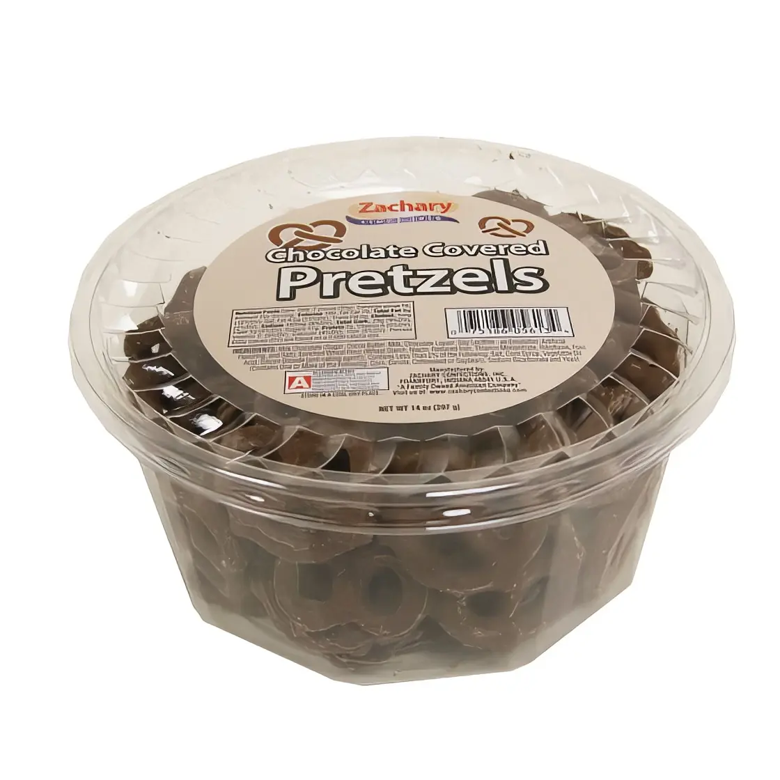Zachary Candy & Pretzel Variety, Assorted Fruit Slices, Milk Chocolate Covered Pretzels & Yogurt Covered Pretzels, 14 oz & 32 oz Options, Sweet & Salty Snacks Lemon Candy