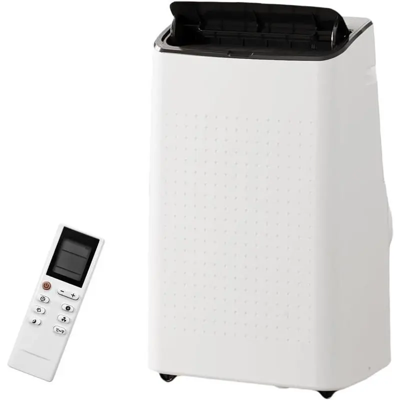 Gaomon Personal Portable AC - 14000 BTU Silent Residential Air Conditioner, Compact Black 3-In-1 Unit with Cooling, Fan, Dehumidifier Modes, Remote Control, 24-Hour Timer, Installation Kit, Cools Up To 430 Sq. Ft via Window or Vent