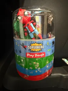 # Super Hero Dough Jar