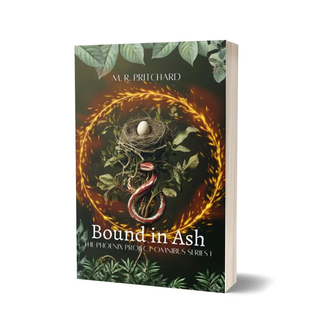 Bound in Ash - The Phoenix Project Omnibus Series by M. R. Pritchard, dystopian saga book set