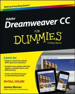 USED-Dreamweaver CC For Dummies by Janine Warner (Paperback)