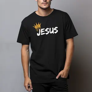 Jesus Crown Unisex Heavy Cotton Tee, Faith T-Shirt, Christian Apparel, Religious Gift, Spiritual Wear, Church Outfit