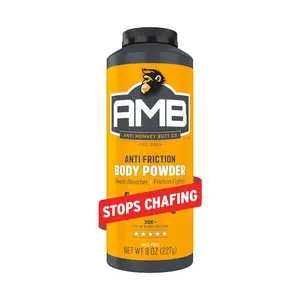 Anti Monkey Butt Body Powder for Women and Men Anti Chafing and Anti Itch Foot Powder with Calamine, Absorbs Sweat and Fights Friction, Talc Free Hypoallergenic Formula, 8 oz