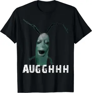 100% Cotton Cursed Plankton Meme Funny Memes Cursed Memes Internet Memes T-Shirt