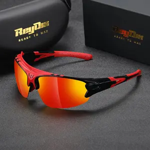 ReyDix unisex same polarized windproof cycling outdoor travel sports sunglasses UV400