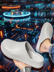 Women's Sporty Eva Slides, Casual Comfortable Breathable Non-slip Slippers, Fashionable Soft Slippers for Indoor & Outdoor Wear, Walking Shoes