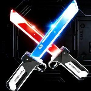 MART CROSS-GLOW SWORDS — Blade Link Activates Light! | Switch Modes Instantly | Durable, Light-Up Battle Fun | #TikTokSwordChallenge