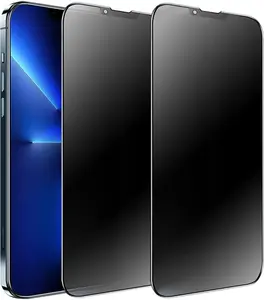 2-Pack Matte  Screen Protector For  13 Pro Max/ 14 Plus, Anti-Glare Anti-Spy Scratch Resistant Tempered Glass Film, Rounded Edge Full Coverage, Smooth &  Touch