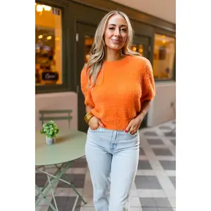 Macy Crop Sweater - Mango