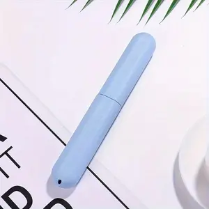 1pcs travel toothbrush box, toothbrush storage box, plastic toothbrush holder with ventilation holes, suitable for travel home packaging, Organizing