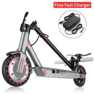 [Free Fast Charger] Electric  19 MPH Max Speed 8.5" Solid Tire 350W Motor Adjustable Speed APP Control Foldable Dual Brake  for Adults 20-25 Miles Range US 2025 Folding Electric Commuter Scooter