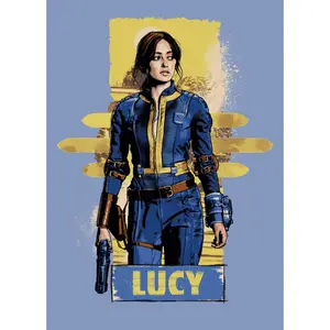 Lucy MacLean Illustration Poster, Wall decor. Funny Poster Gift, Birthday Gift. Film Poster